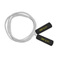 7' Black Handle Jump Rope (Imprint Both Handles***)